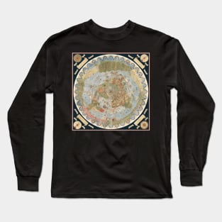 1580s world map Long Sleeve T-Shirt